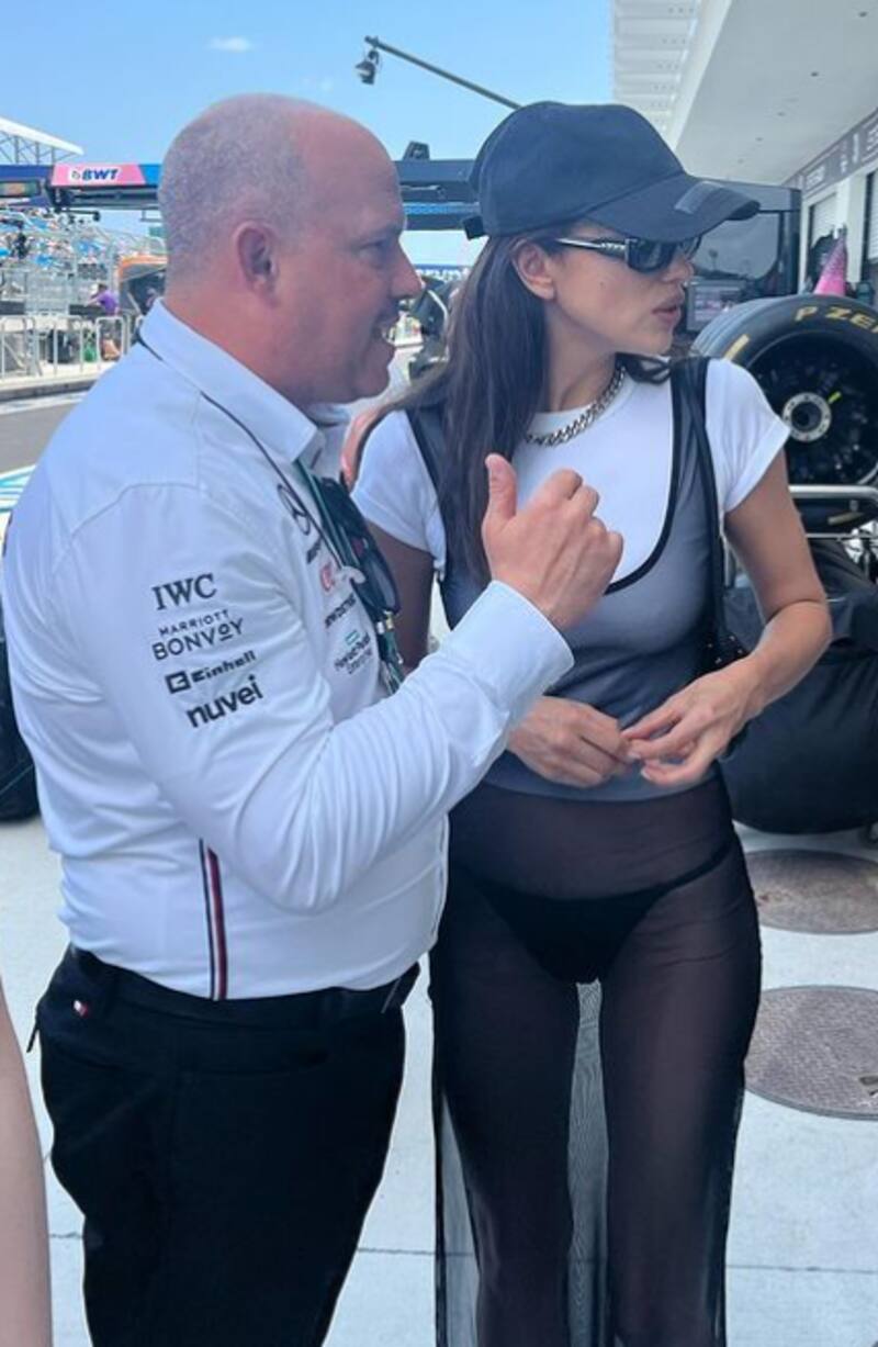 Irina Shayk estuvo presente en el GP de Miami