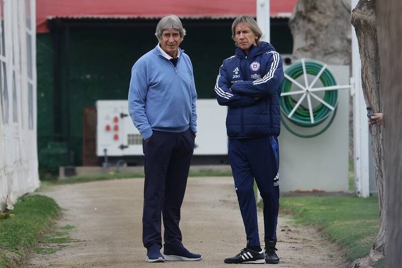 visitó a La Roja y se reunió con Ricardo Gareca. Agencia Aton