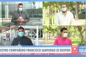 "Te queremos mucho": La emotiva despedida de Julio César Rodríguez y Monserrat Álvarez en el último día de Francisco Sanfurgo