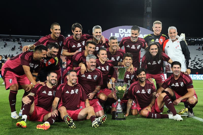 Marcelo Salas en duelo de leyendas de Colo Colo vs River Plate. Agencia Aton