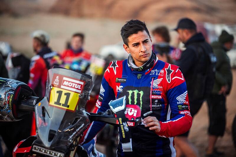 Nacho Cornejo se ilusiona en el Rally Dakar. Foto: HRC