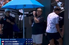 VIDEO | Increíble: eliminó a Garin del Australian Open... ¡y se fue corriendo al baño!