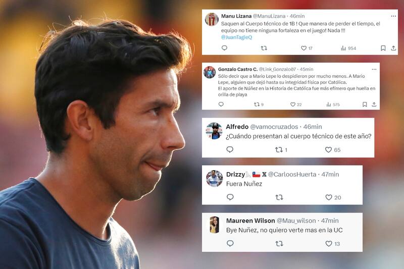 Nicolás Núñez se llenó de críticas tras el partido de la UC vs Ñublense.