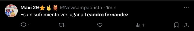 Cuestionamientos de los hinchas azules.