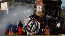 FOTOS | Manifestaciones en Plaza Baquedano tras rechazo del Cuarto Retiro AFP provocaron desvíos