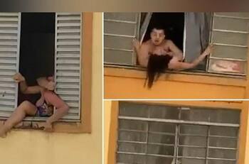 Duque de Caxias: Mujer intentó saltar desde un segundo piso para huir de las agresiones de su pareja