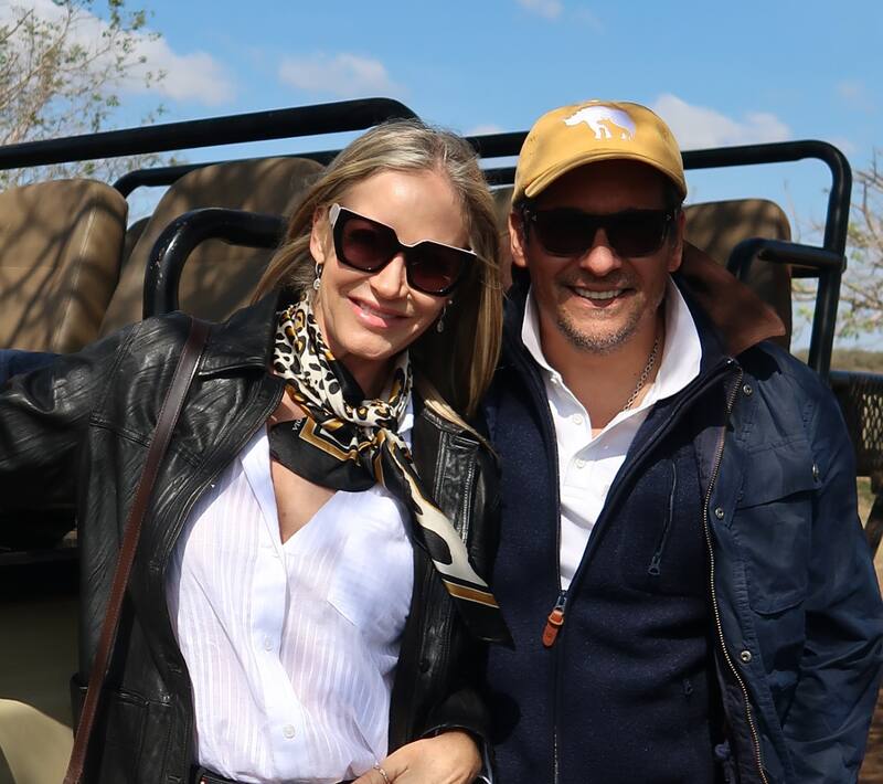 La pareja estuvo en Sudáfrica.