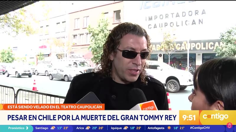 El músico habló del gran cariño que le tiene a Tommy Rey.