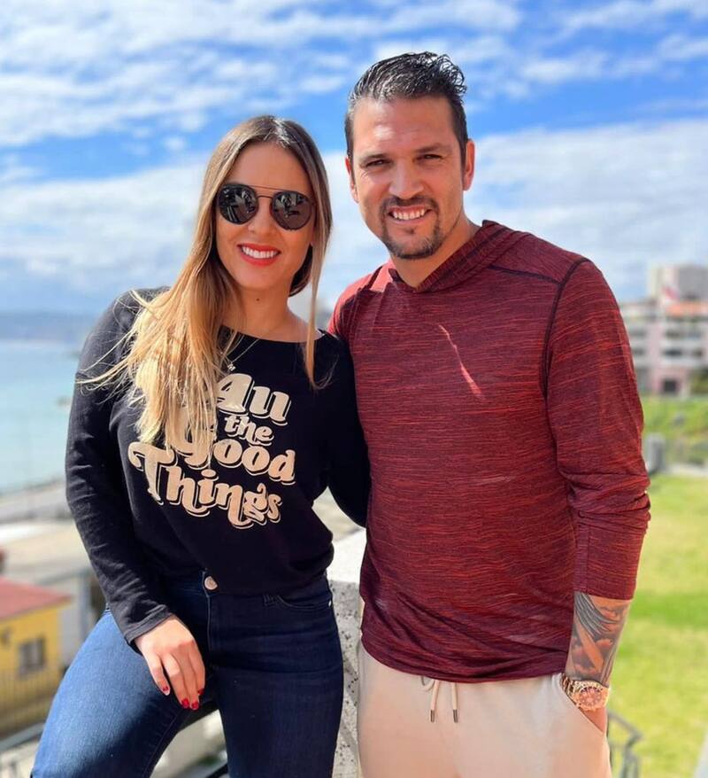 Maura Rivera y Mark González se encuentran en Inglaterra. Créditos: Instagram.