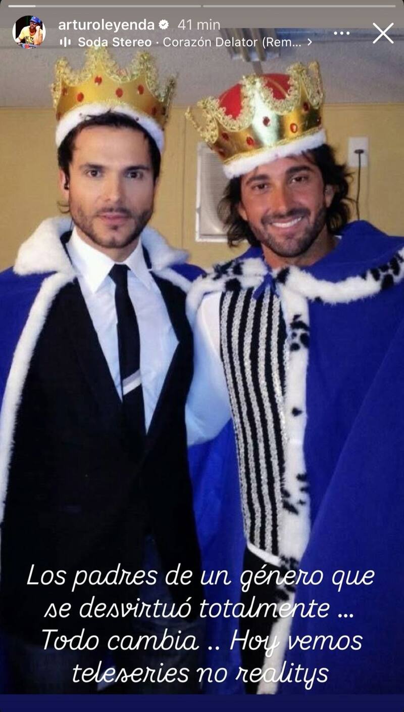 El chico reality compartió una foto con Álvaro Ballero.