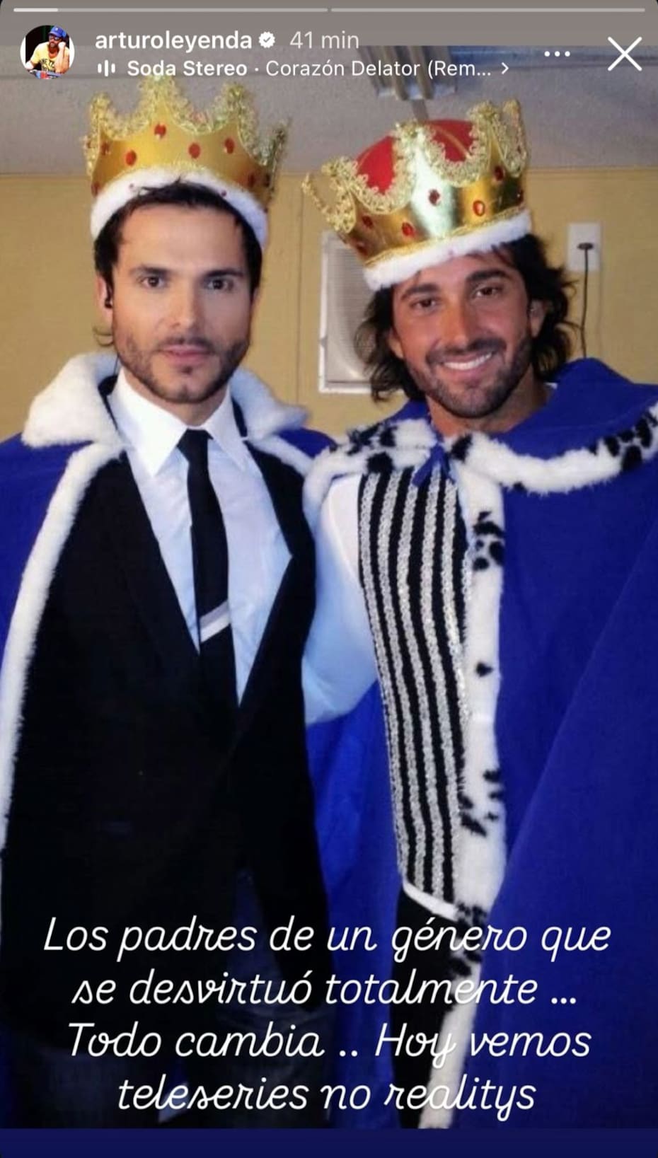 El chico reality compartió una foto con Álvaro Ballero.
