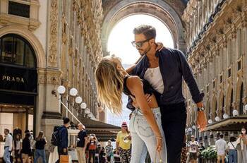 Las románticas vacaciones de Marco Ferri y Anna Modler en Sudáfrica