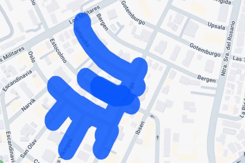 En este sector, la interrupción del servicio durará aproximadamente seis horas. Créditos: Enel.