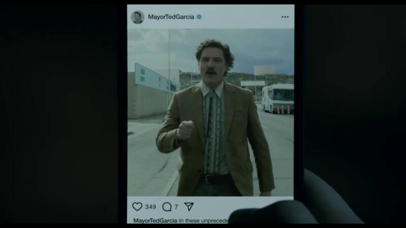 Esta fue la breve pero intensa aparición del chileno en el adelanto. Crédito: Captura.