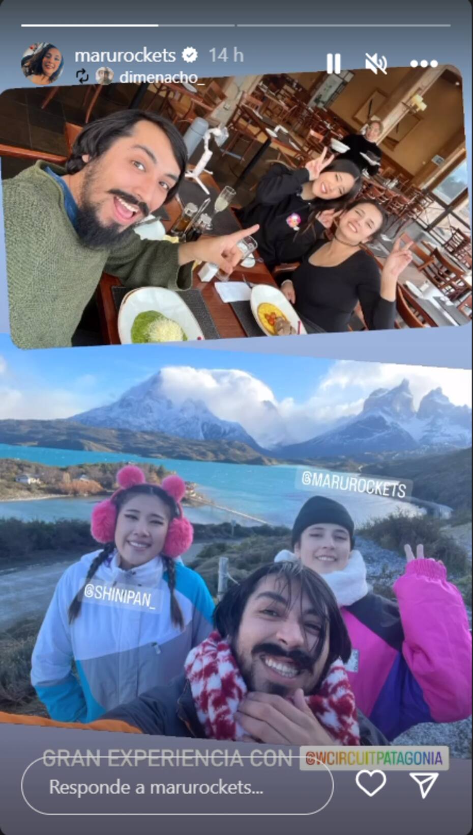 Historia subida por María Ignacia Celedón (MaruRockets) junto a Ignacio Carrasco (DimeNacho) y Shin Yang (ShiniPan).