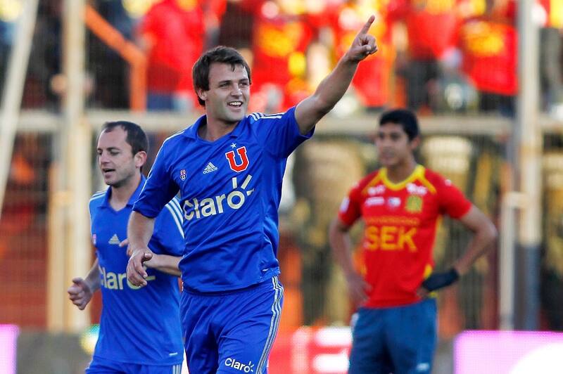 Juan Ignacio Sills, con la camiseta de la U en 2013.