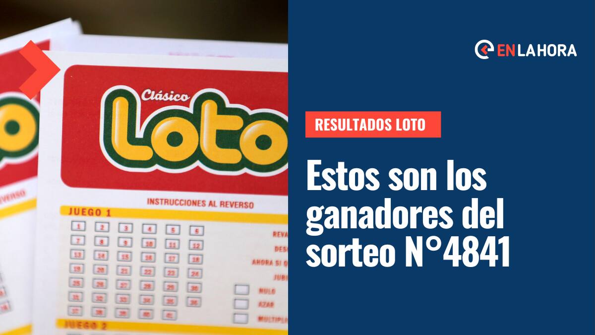 Resultados Loto | Estos son los números ganadores del sorteo N°4841 de este domingo 21 de agosto