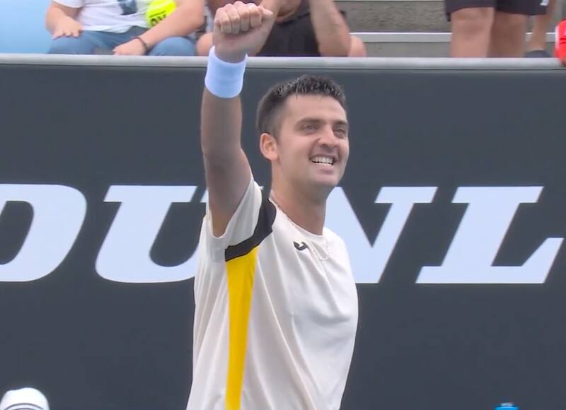 El chileno avanzó a la segunda ronda de las clasificaciones del Australian Open. Foto: Captura