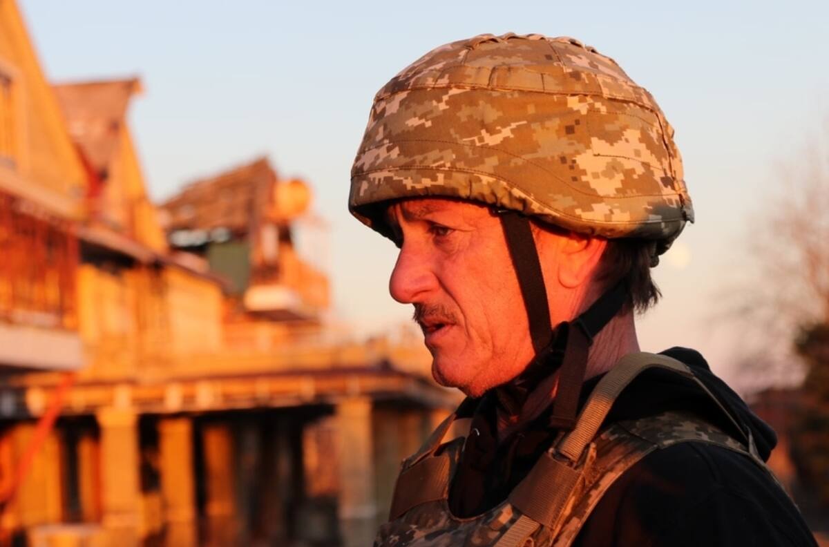 Sean Penn se encuentra en Ucrania filmando un nuevo documental sobre la invasión militar de Rusia en Ucrania