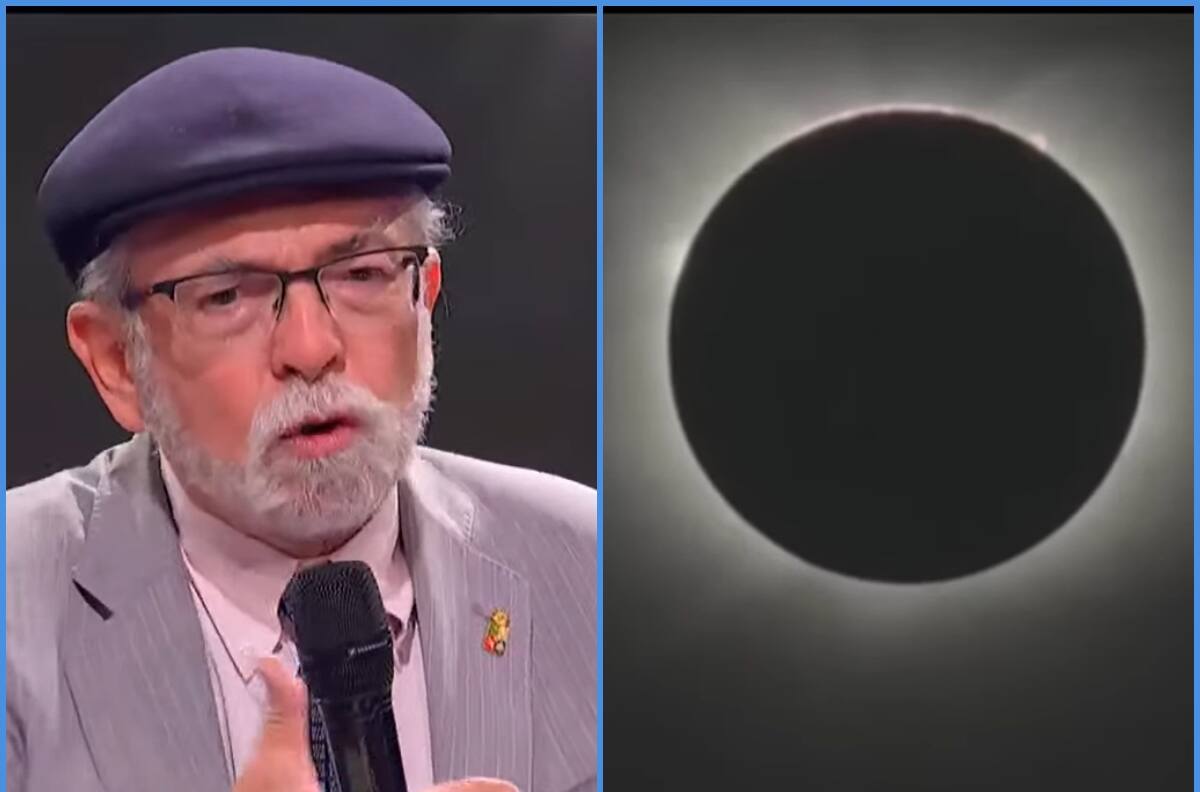 “Es una gran emoción”: Revisa acá la impresión y el relato del profesor José Maza del eclipse solar en la Teletón 2021