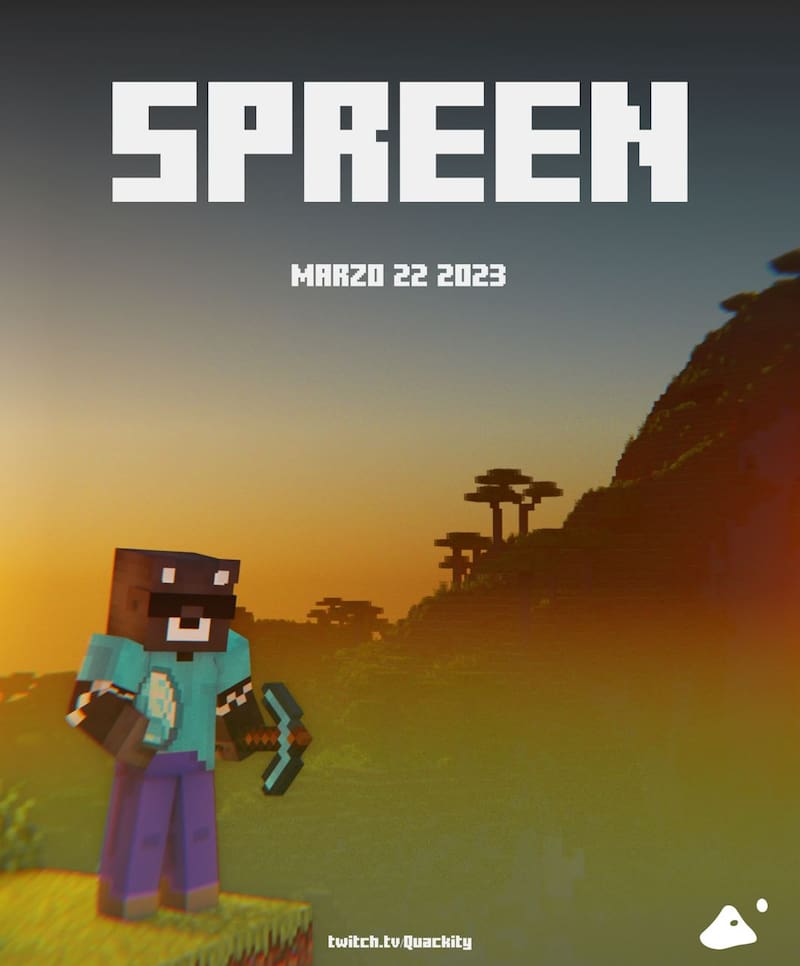 Vuelve, Spreen. Créditos: Quackity Studios.