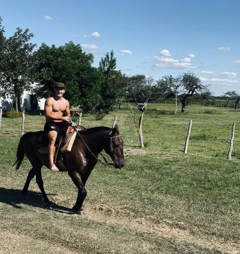 Dejó Rosario para venir a Santiago.