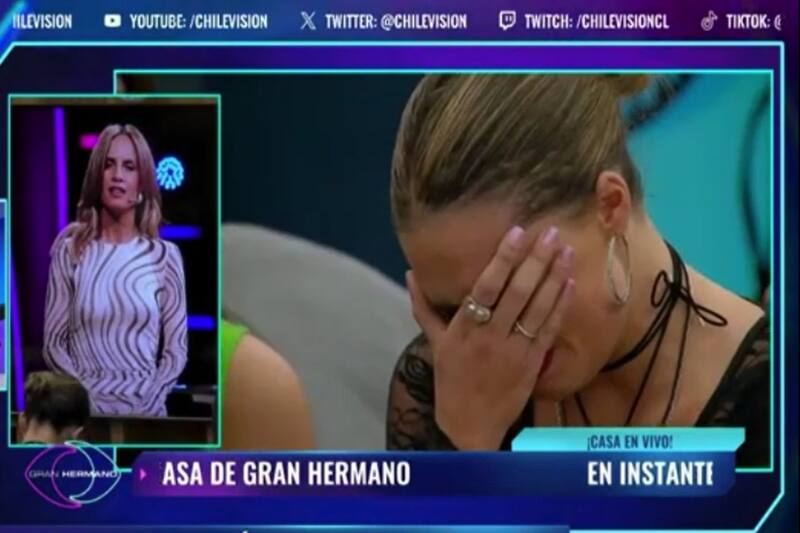 Alessia Traverso llora en “Gran Hermano” Chile