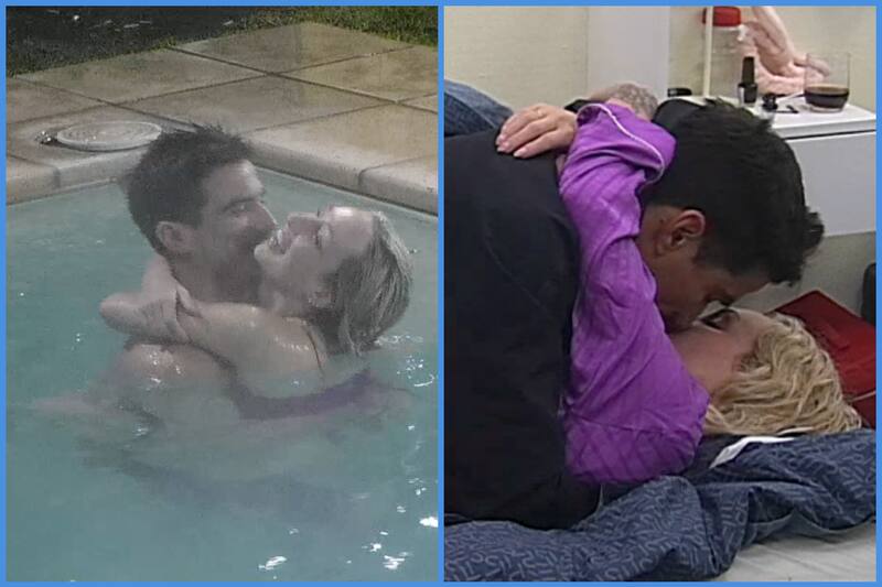 Francisca Maira y Sebastián Ramírez a los besos en Gran hermano Chile