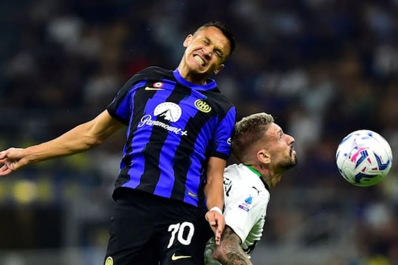 El delantero chileno no convenció con su actuación ante Sassuolo.