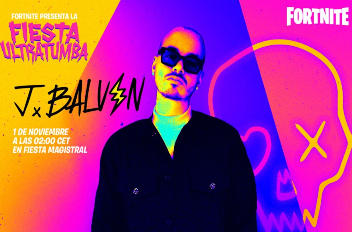 J Balvin presentará un concierto en el evento de Halloween del Fortnite