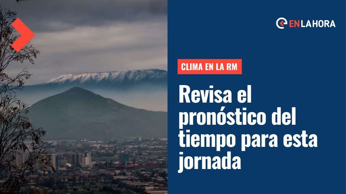 Tiempo en Santiago: Revisa cómo estará el clima este domingo 2 de octubre en la Región Metropolitana