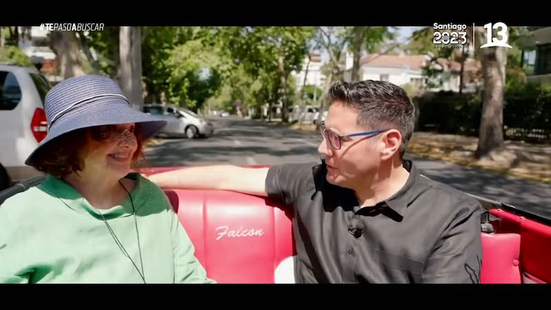 Gloria Münchmeyer y Pancho Saavedra en "Te paso a buscar" / Créditos: Reproducción