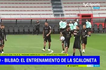 VIDEO | ¿Respeto o miedo? Jugadores de Argentina no se atrevieron a pegarle a Lionel Messi en entrenamiento de Argentina