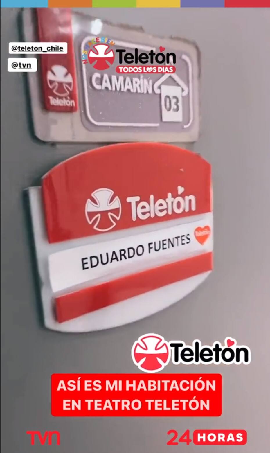 Eduardo Fuentes compartió por redes sociales un tour por la habitación y reveló un particular miedo que tiene respecto a su vecino, Pancho Saavedra.