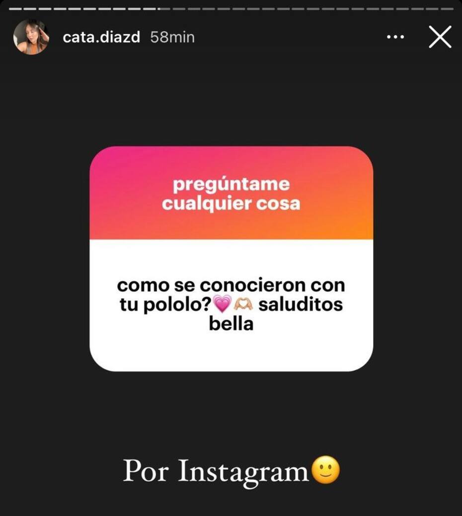 Catalina Díaz, pareja de Darío Osorio
