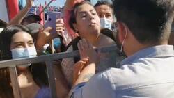 Gabriel Boric fue escupido por un familiar de los denominados presos políticos del estallido social