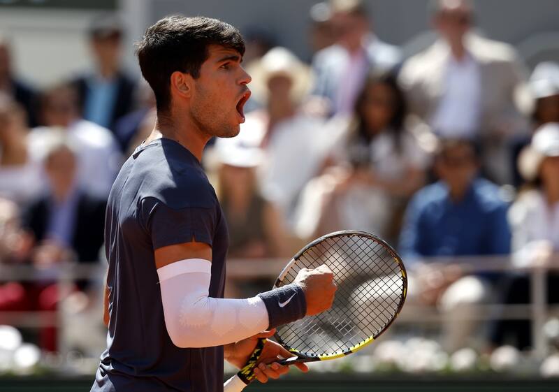 Alcaraz ya tiene los títulos de Roland Garros, US Open y Wimbledon. EFE