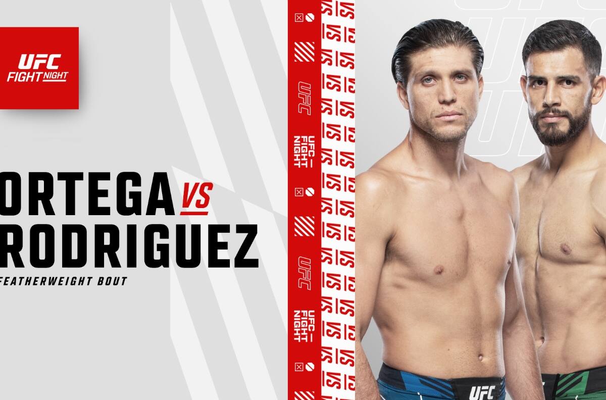 Brian Ortega vs Yair Rodríguez: Esta será la cartelera de la UFC Fight Night de Nueva York