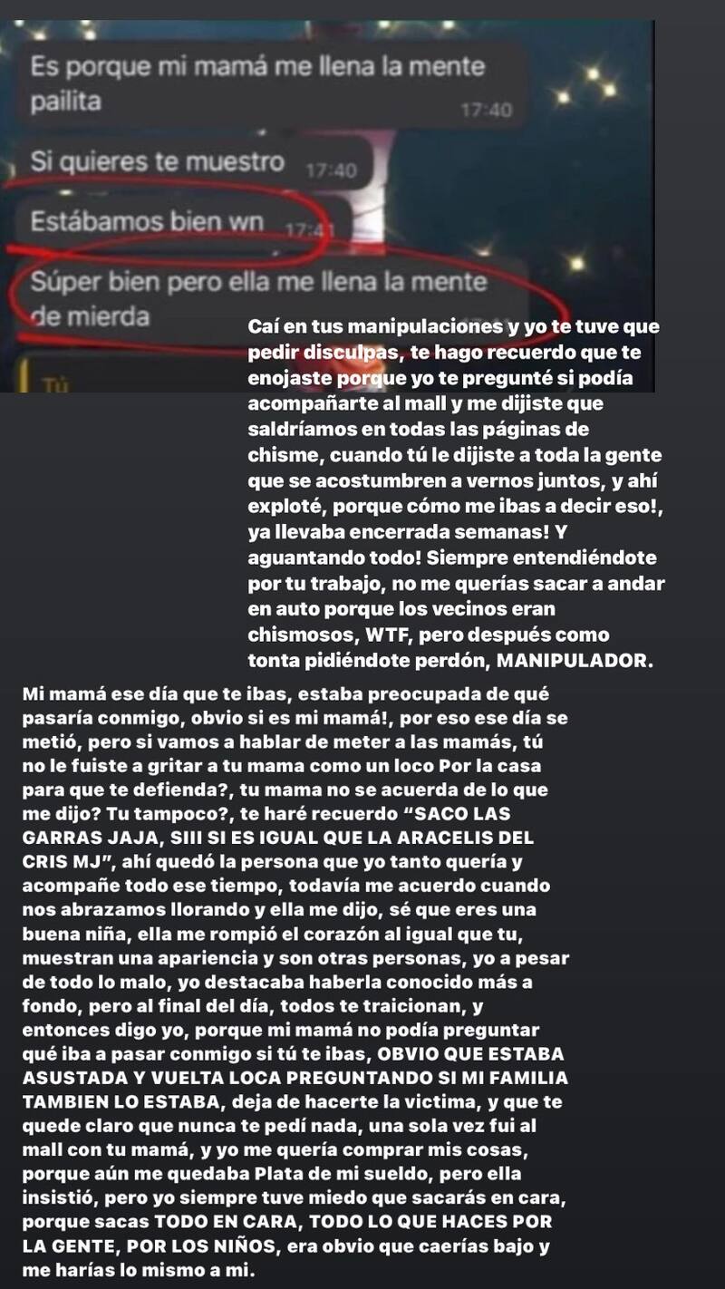 Skarleth funa a Pailita a través de su cuenta de Instagram.