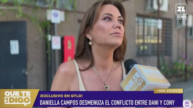 La periodista habló con Que te lo Digo. Créditos: Pantallazo Zona Latina