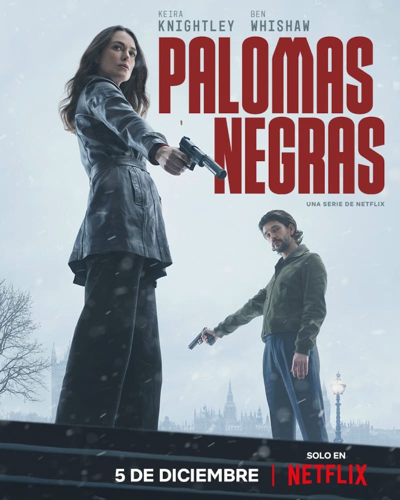 Una de las imagenes promocionales de "Palomas Negras".