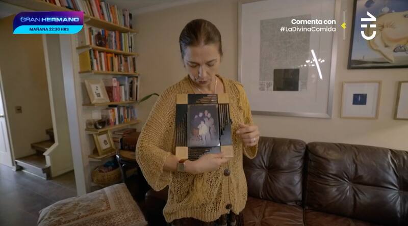 Esta es la fotografía que se encuentra en el living de la casa de Katty Kowaleczko