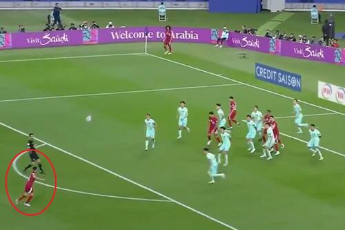 VIDEO | Volea preciosa: el golazo con el que Hassan Al Haydos abrió la cuenta para Qatar en la Copa Asia