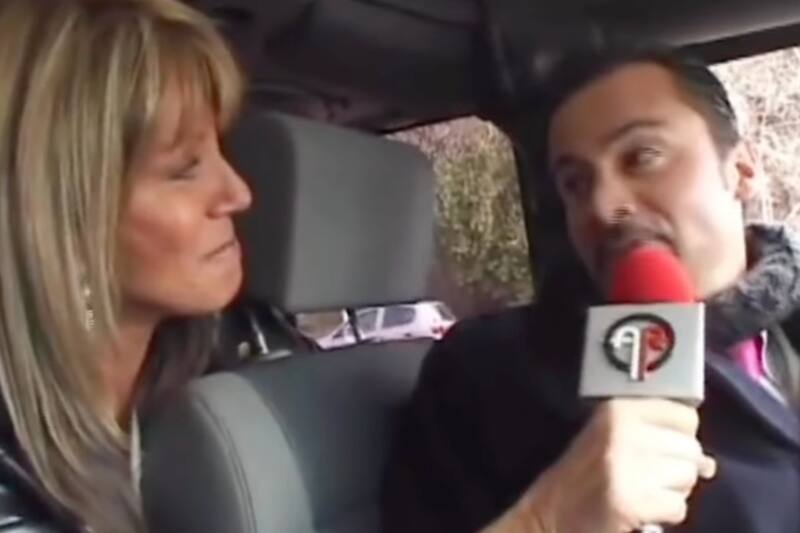 Raquel Argandoña entrevistó a Felipe Camiroaga. Créditos: Instagram.