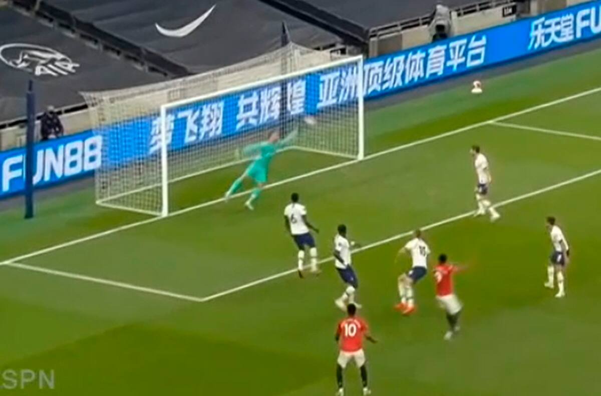 ¡Atajadón! La magistral parada de Hugo Lloris a remate de Martial