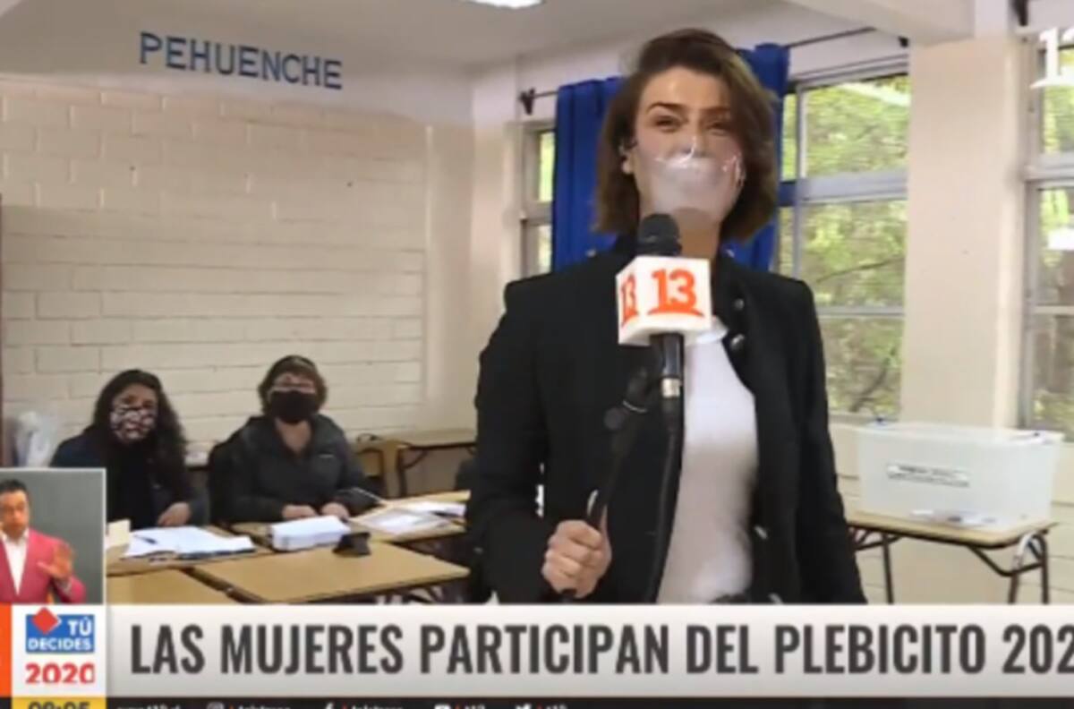 Canal 13 sacó todos sus rostros a la calle para cubrir el Plebiscito