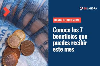 Bonos de diciembre: Conoce los 7 aportes que puedes recibir durante los próximos días