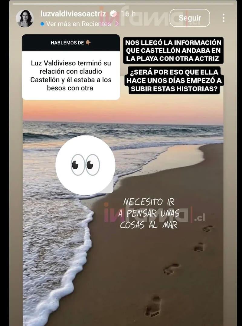 La actriz publicó sentido post.