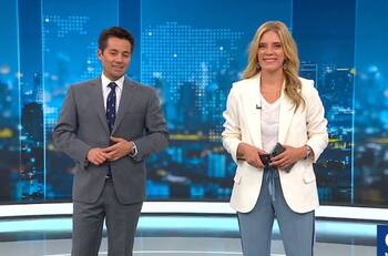 "Amistad que traspasa las cámaras": Así fue la última transmisión conjunta de CHV y CNN con Humberto Sichel y Mónica Rincón