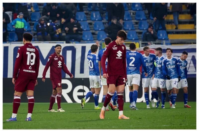 Fue arrollado por el Como en su visita al Giuseppe Sinigaglia. Foto: EFE.